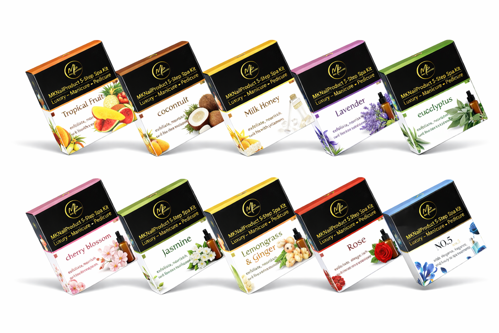 Coconut - MK Nails Deluxe 5-Step Spa Kit